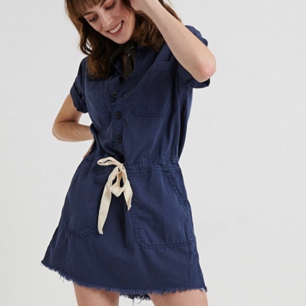 Lucky brand drawstring dress